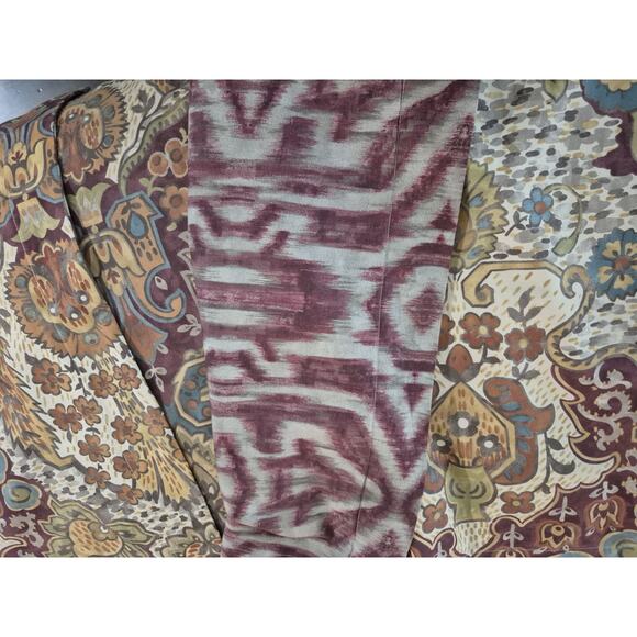 New Pottery Barn Angelian Ikat Reversible King Duvet Cover 3 Standard Shams - Picture 6 of 13